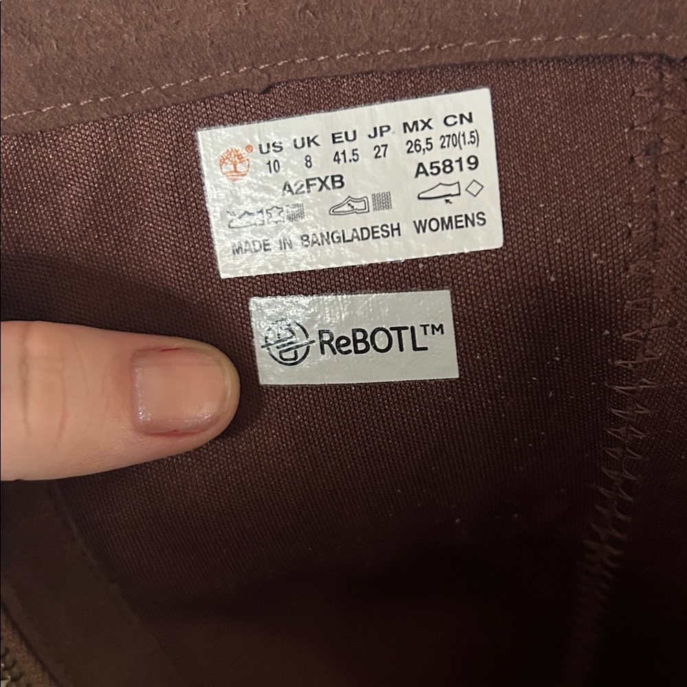 Timberland leather boots size 10 - Picture 6 of 6